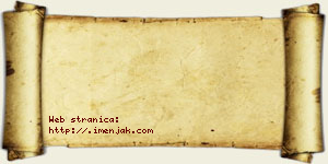 Jovanka Vunić vizit kartica